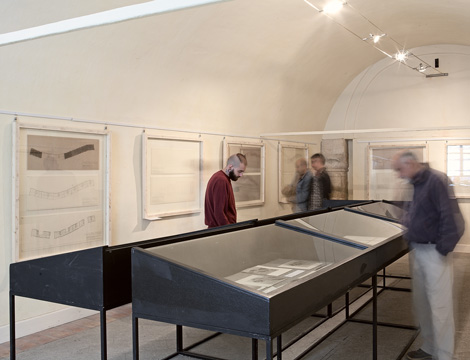Sezione della mostra Alvar Aalto Pavia