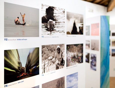 Concorso fotografico 'Acqua': allestimento della mostra presso la Fondazione Forma