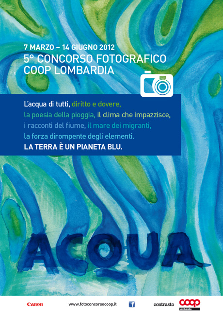 Poster concorso fotografico 'Acqua'