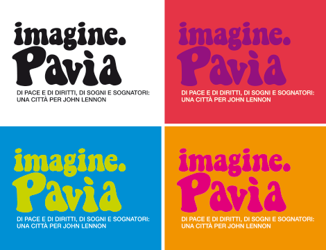 Logotipi scelti per il progetto imagine.pavia