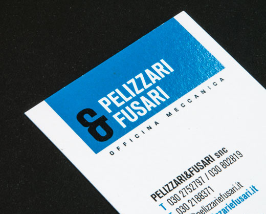 Immagine coordinata e sito web di Pelizzari e Fusari