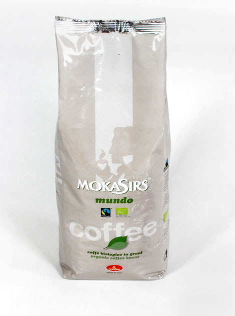 Packaging delle confezioni di caffè Mokasirs Mundo